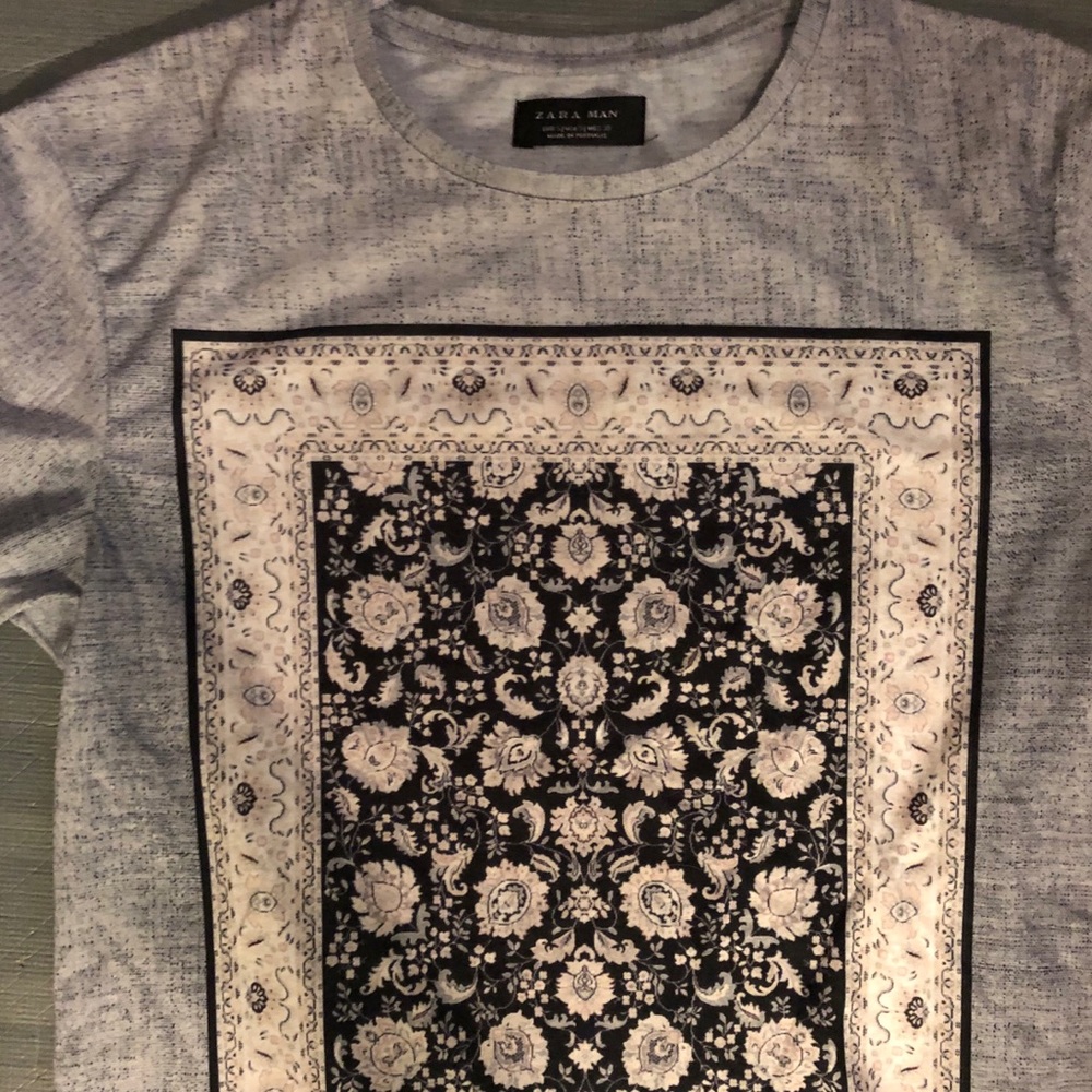 Zara Box Floral Tee